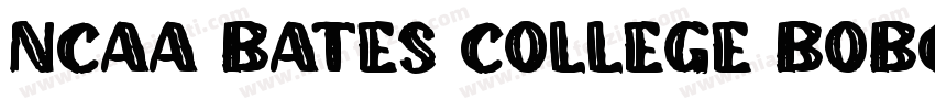 NCAA Bates College Bobcats字体转换